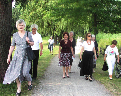 Gruppe beim Wandern